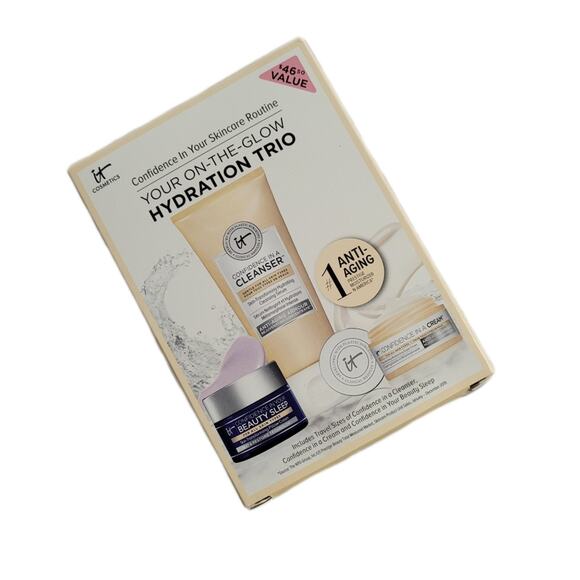 it Cosmetics Travel Size On The Glow Hydration Trio - Picture 1 of 3